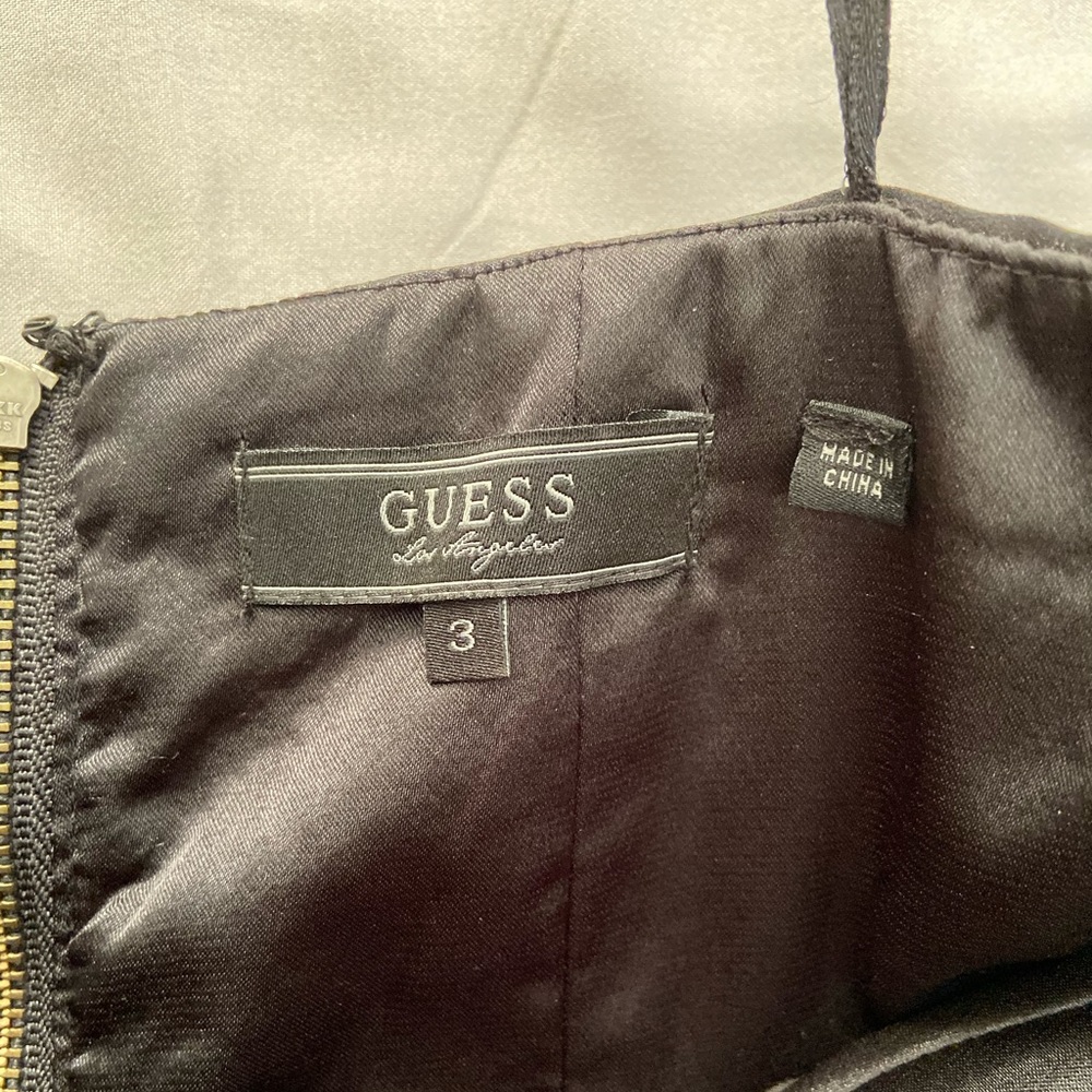 Guess Strapless Little Black Dress - Picture 3 of 5